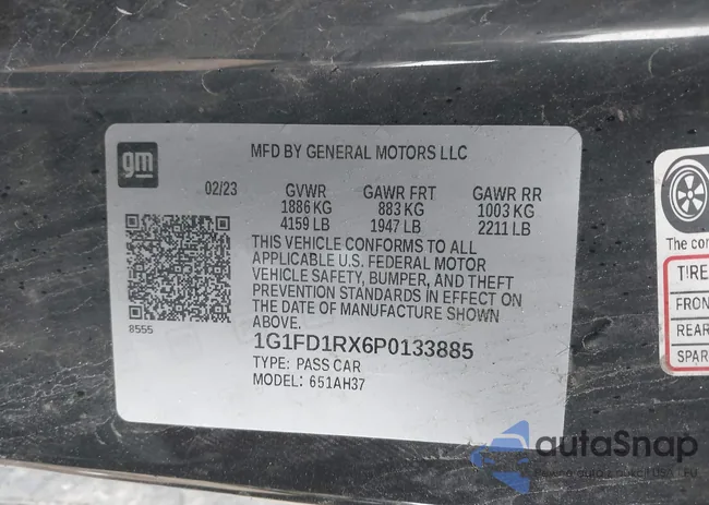 1G1FD1RX6P0133885: 41990345