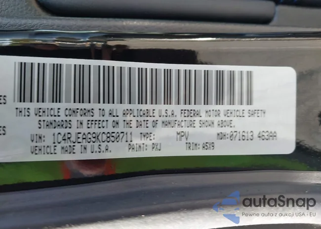 1C4RJEAG9KC850711: 41990444