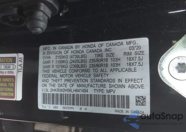 2HKRW2H56LH641484: 41990463