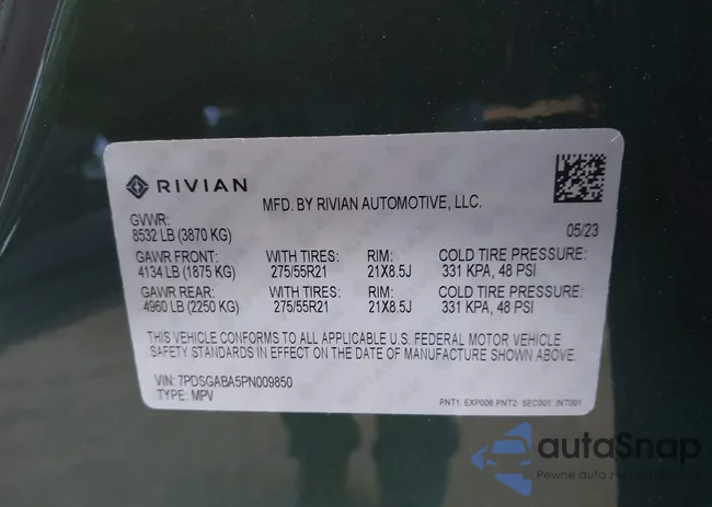 7PDSGABA5PN009850: 41990495