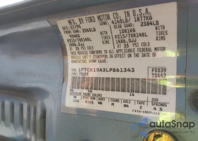 1FTCR10A3LPB61343: 41990509