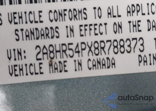 2A8HR54PX8R788373: 41989734