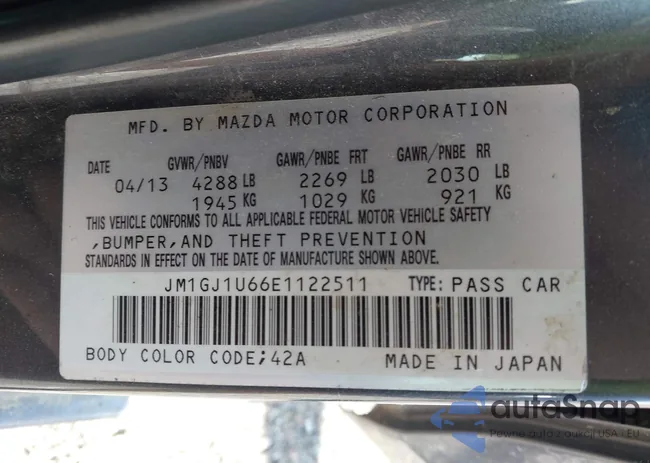 JM1GJ1U66E1122511: 41991293