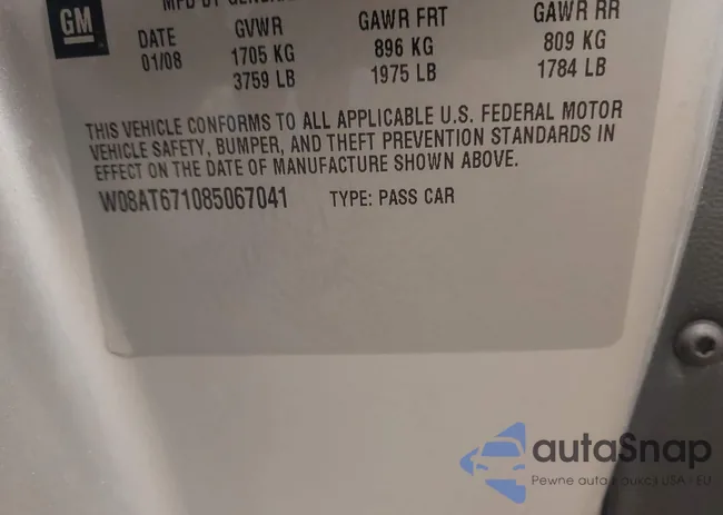 W08AT671085067041: 41992206