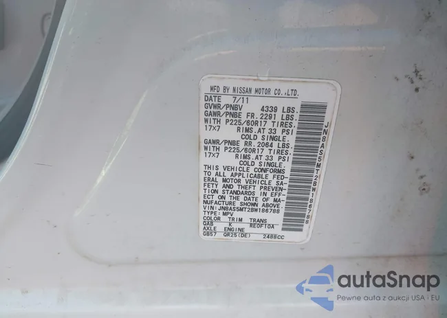 JN8AS5MT2BW186788: 41992510