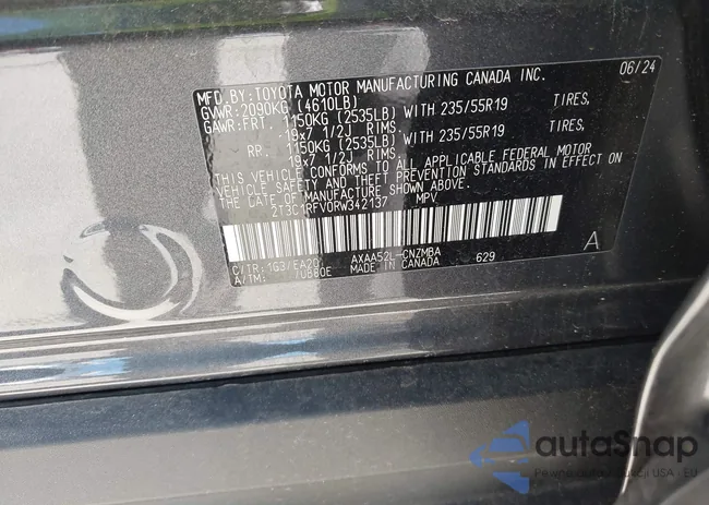 2T3C1RFV0RW342137: 41991758