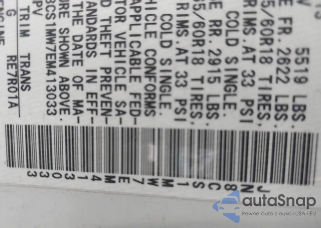 JN8CS1MW7EM413033: 41993136