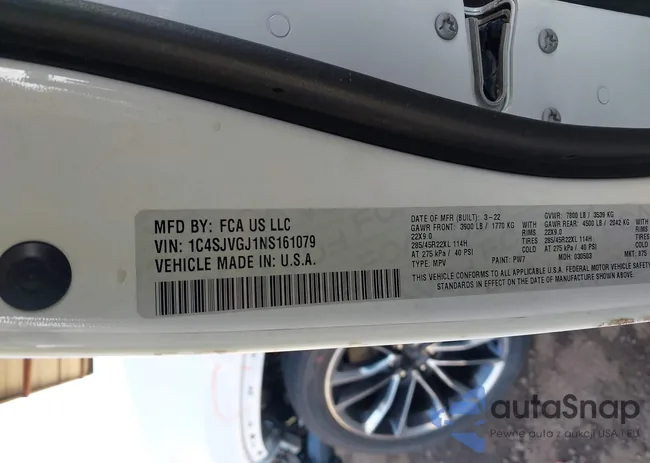 1C4SJVGJ1NS161079: 41993317