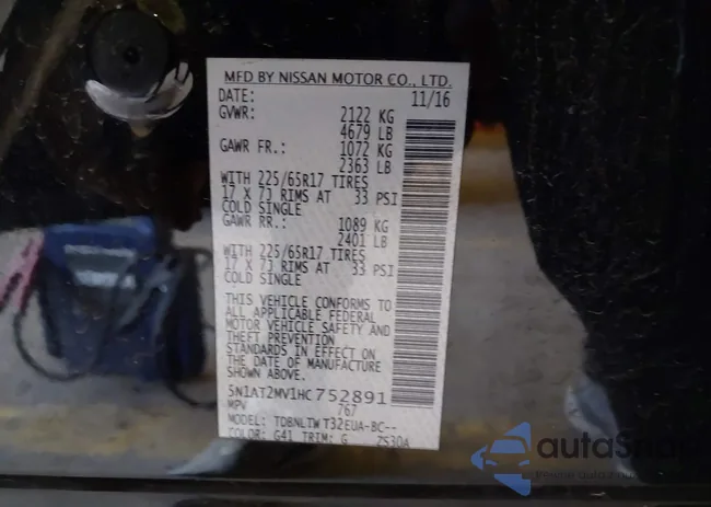 5N1AT2MV1HC752891: 41993353