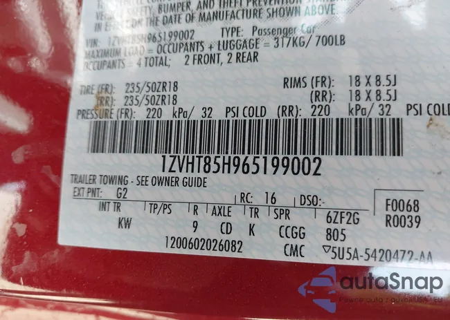 1ZVHT85H965199002: 41992603