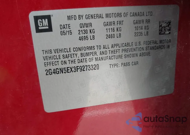 2G4GN5EX3F9273320: 41992742