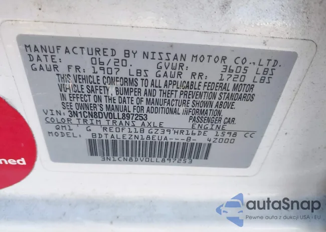 3N1CN8DV0LL897253: 41994175