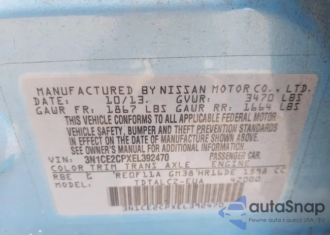 3N1CE2CPXEL392470: 41993812