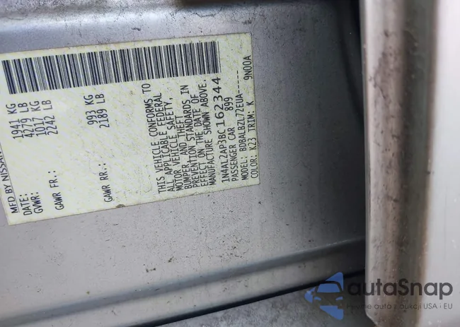 1N4AL2AP3BC162344: 41994897