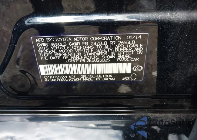 JTHCE1BL2E5023025: 41995313