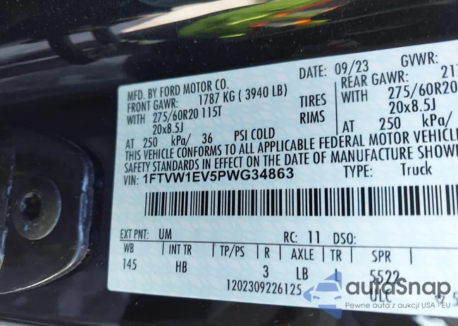 1FTVW1EV5PWG34863: 41995387