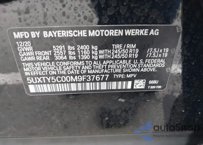 5UXTY5C00M9F37677: 41994594