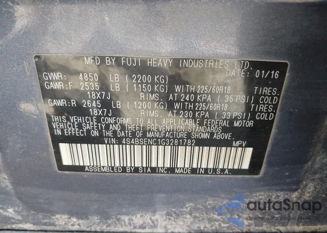 4S4BSENC1G3281782: 41994665