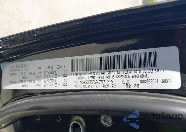 1C6RR7FT5FS746777: 41994754