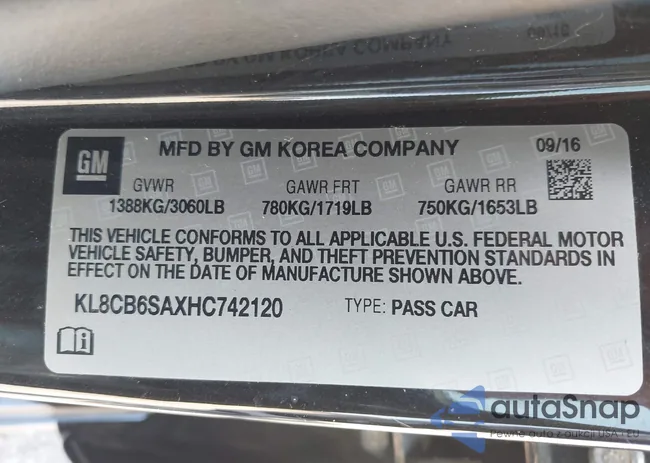 KL8CB6SAXHC742120: 41994844