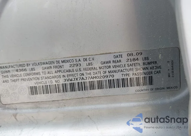 3VWJX7AJ7AM020970: 41995925