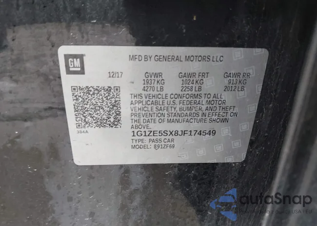 1G1ZE5SX8JF174549: 41995974