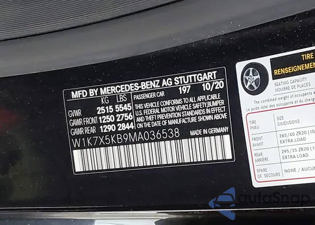 W1K7X5KB9MA036538: 41995651