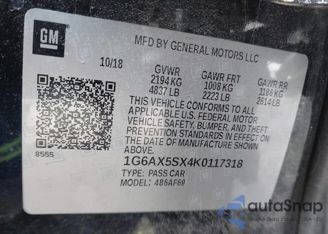 1G6AX5SX4K0117318: 41995784