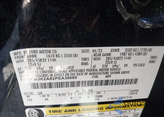 1FMJK2A82PEA38689: 41995863