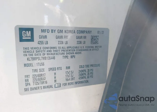 KL79MPSL7MB135446: 41997091