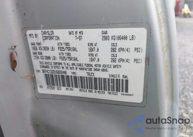 3B7HC13Z2VG822408: 41997150