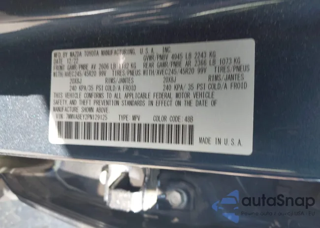 7MMVABEY2PN129125: 41997191