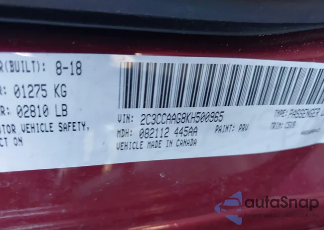 2C3CCAAG8KH500965: 41997193