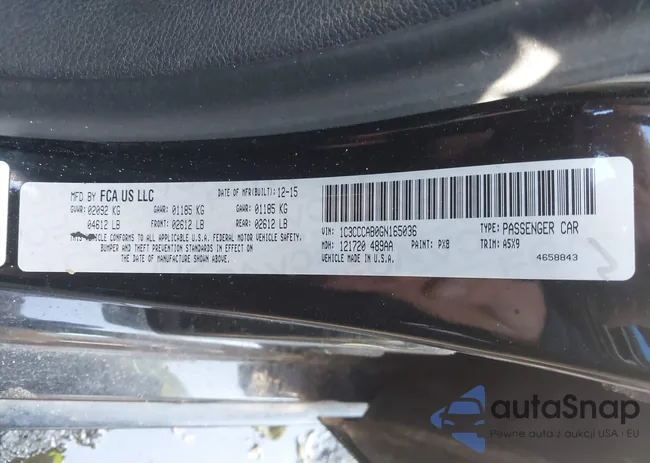 1C3CCCAB0GN165036: 41997294