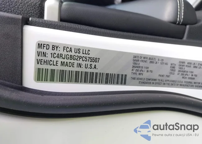 1C4RJGBG2PC575507: 41996521