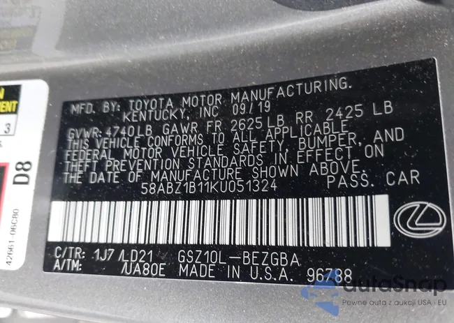 58ABZ1B11KU051324: 41996794