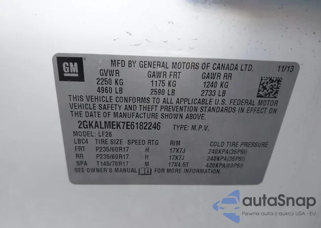 2GKALMEK7E6182246: 41998413