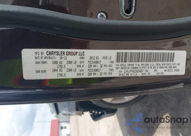 1C4VJPFA6ED624607: 41998426