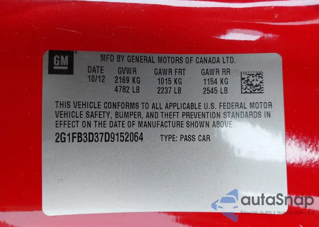 2G1FB3D37D9152064: 41997708