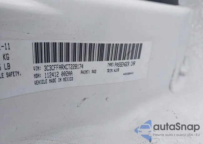 3C3CFFARXCT228174: 41997718