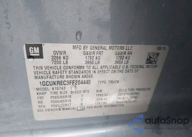 1GCUKREC3FF204445: 41997782