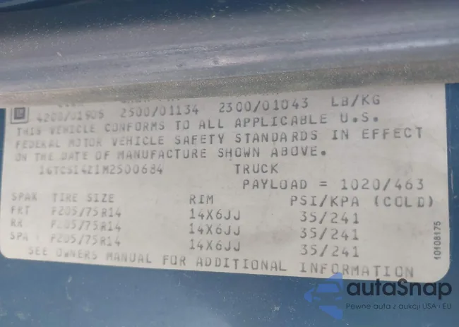 1GTCS14Z1M2500684: 41999207