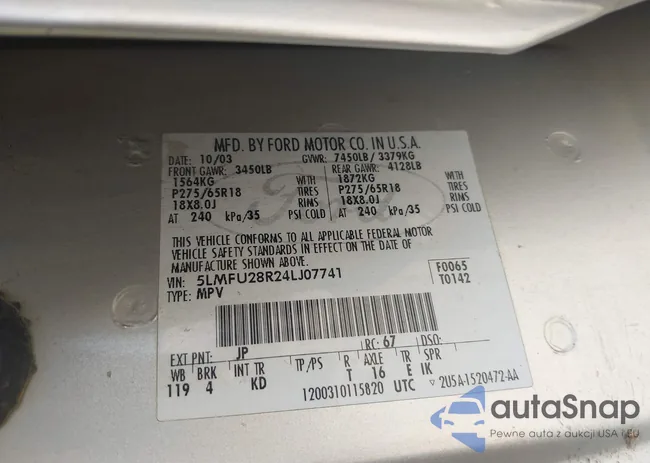 5LMFU28R24LJ07741: 41999357