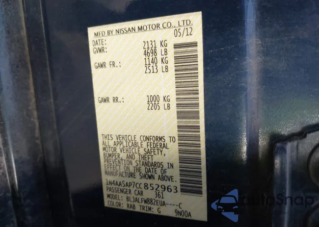 1N4AA5AP7CC852963: 41999450