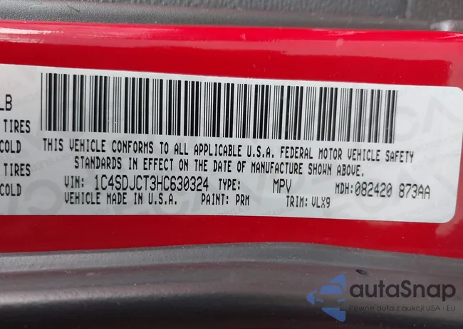 1C4SDJCT3HC630324: 42000381