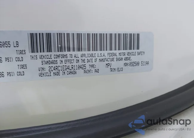 2C4RC1EG4LR110425: 41999500