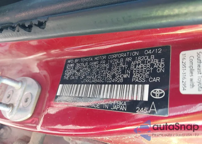 JTKKU4B46C1024928: 41999589