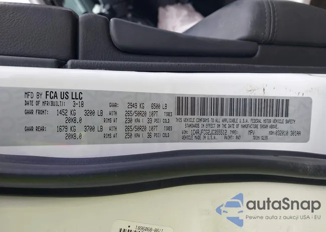 1C4RJFCG2JC355512: 41999611