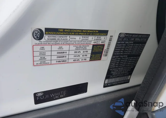 SALWG2PF0GA114976: 42000760