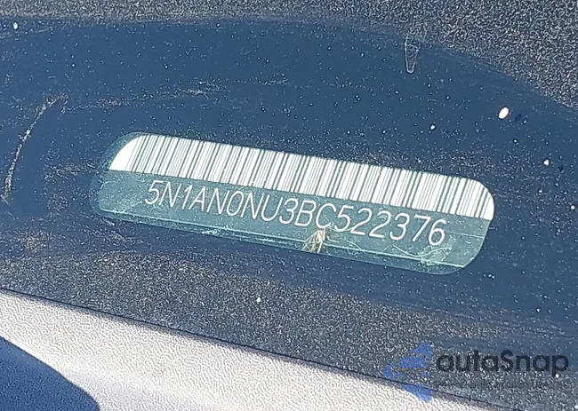 5N1AN0NU3BC522376: 42002012